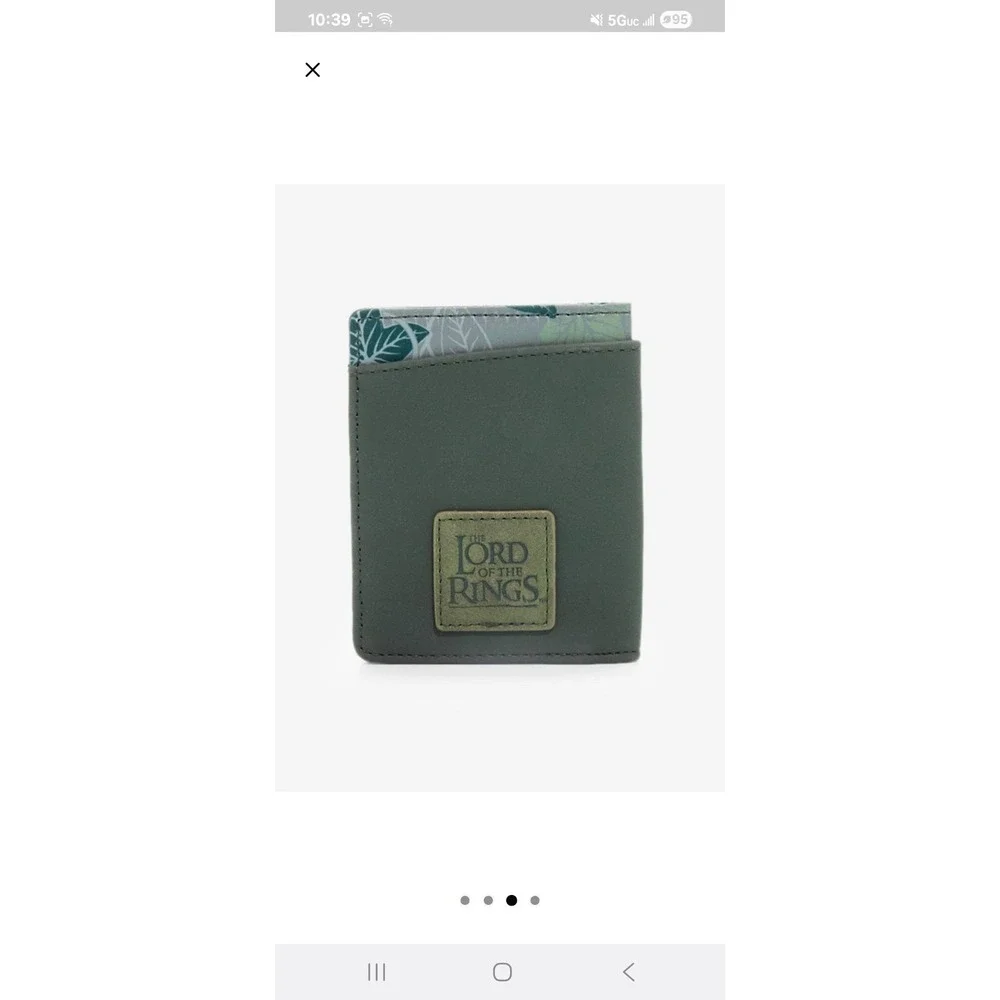 NEW Lord of the Rings Tree of Gondor & Map Camo Interior Crossbody Bag + WALLET